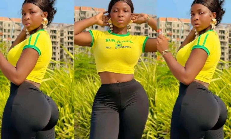 “Experience the Thrilling Dance Moves of a Nigerian Curvy Ebony Dancer, Enchanting Rhythms that Ignite the Stage(Video)