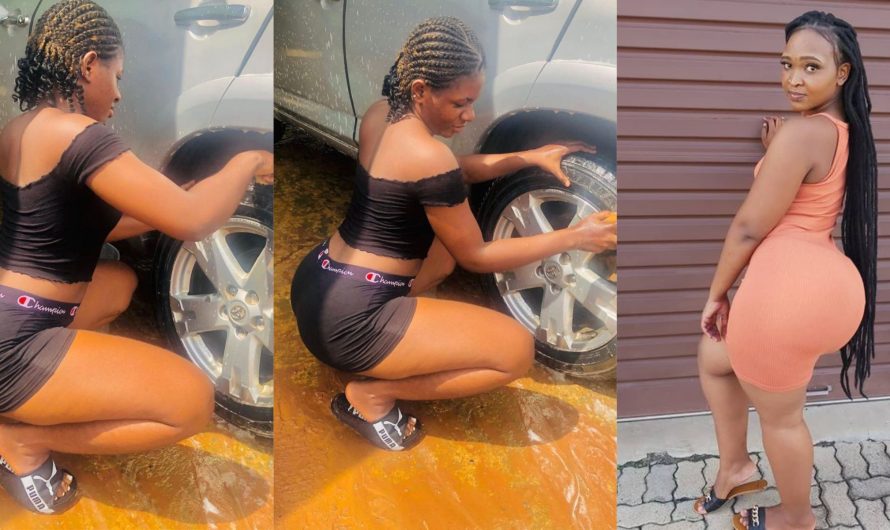 “This is what I do: I earn 150k every day as a car wash attendant,” says a Nigerian lady.