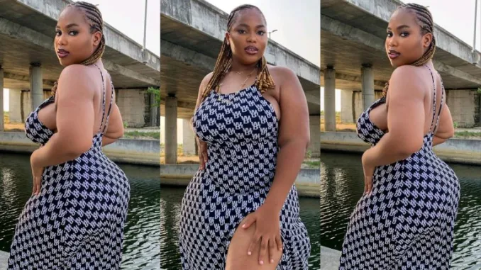 Social Media Star Stuns in Jaw-Dropping Gown, Flaunting Curves That Break the Internet-VIDEO
