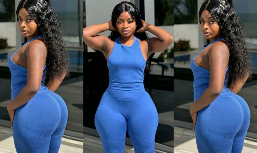 Mesmerizing Beauty: Ebony princess Shines in Stunning Body-Fitted Dress(Video)