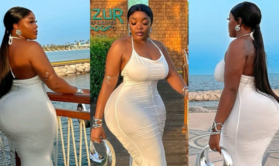 This Nigerian Beauty’s Mesmerizing Walk in a White Gown Will Leave You Speechless