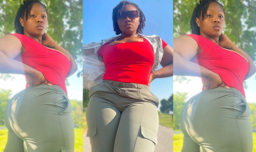 Radiant Nigerian lady  Flaunts her Fig-8 on social media Turns Heads(Video)