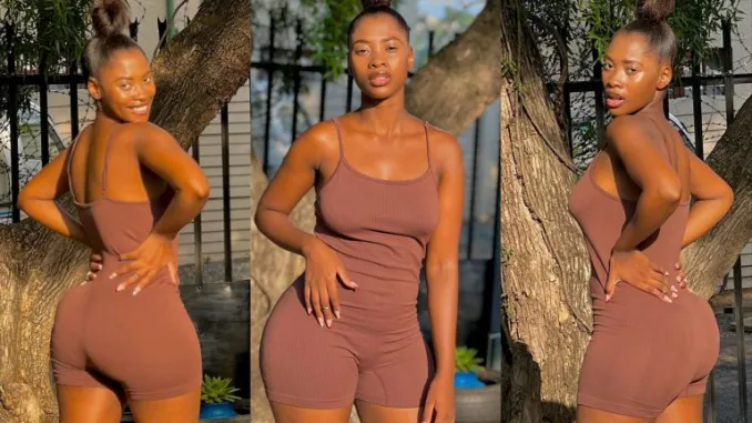 Nigerian Beauty Radiates Confidence, Flaunting Curves for Online Fans!